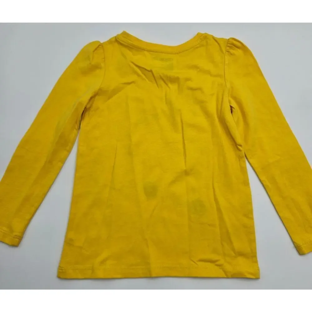 5 Piece Gap Girl's 4/5 Yellow French Tops/Sweater/Dress Lot